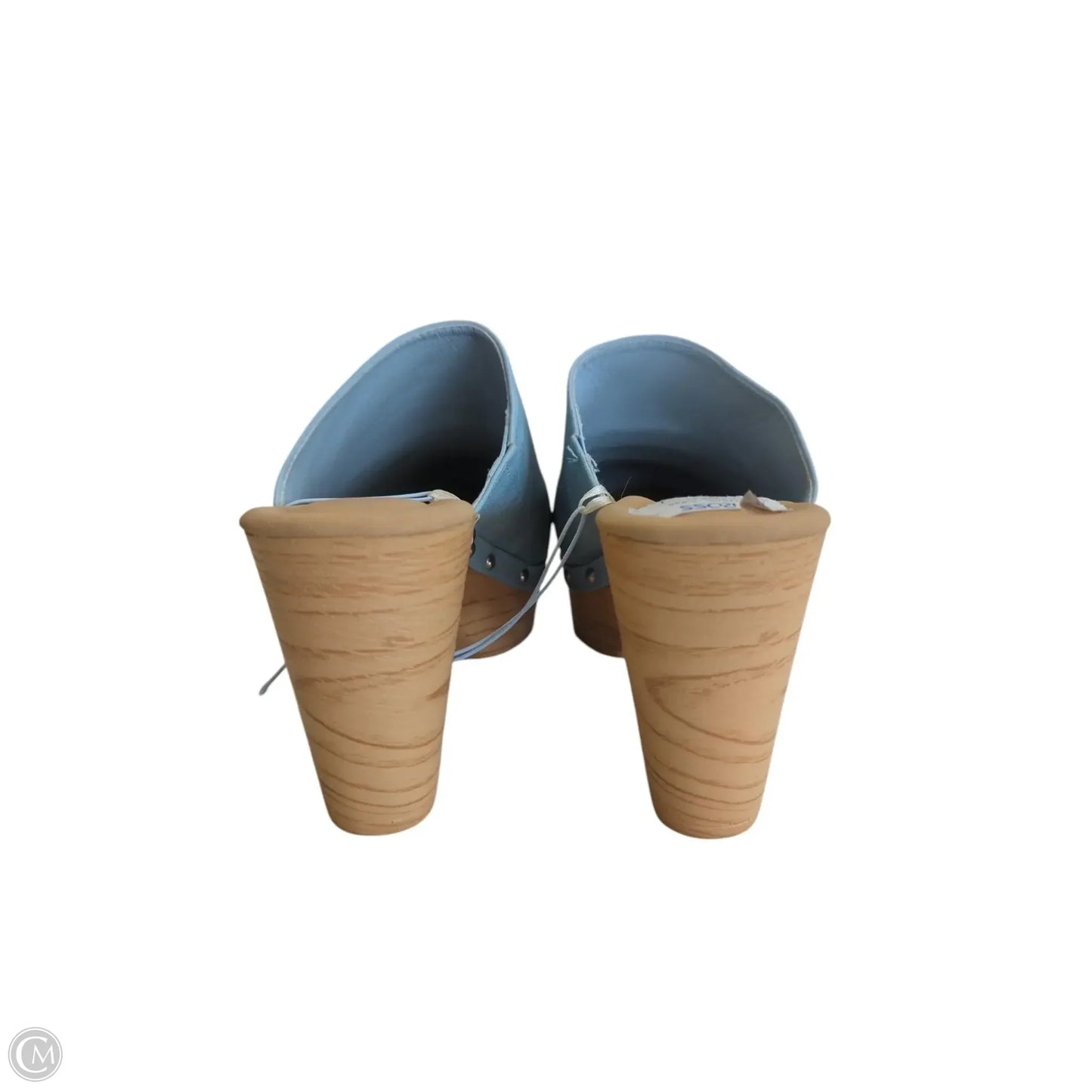 Shoes Heels Wedge By Clothes Mentor In Blue & Brown, Size: 11