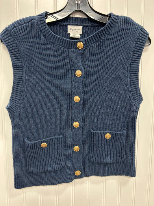 Top Sleeveless By Cmc In Navy, Size:S