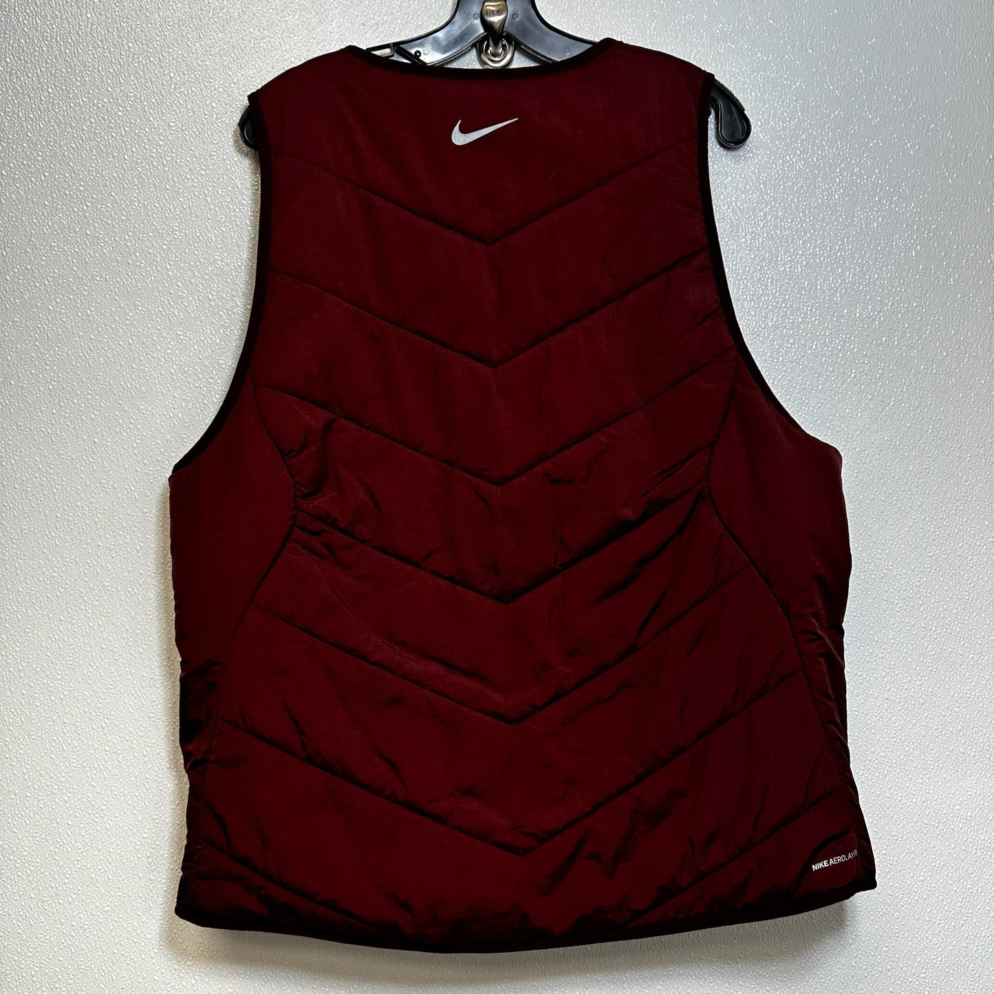 Rust reversible Vest Puffer & Quilted Nike Apparel, Size Xl