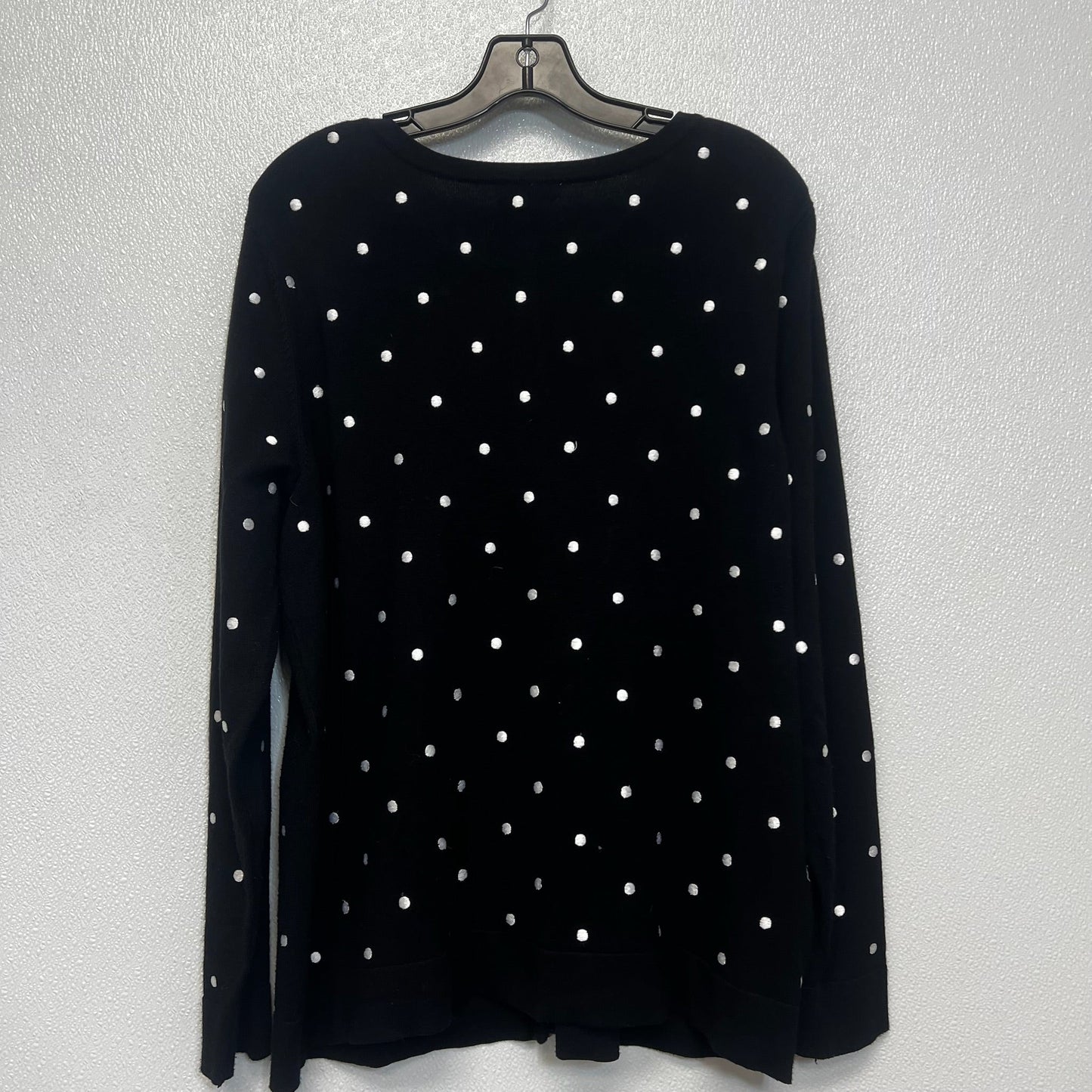 Cardigan By Charter Club In Polkadot, Size: 1x