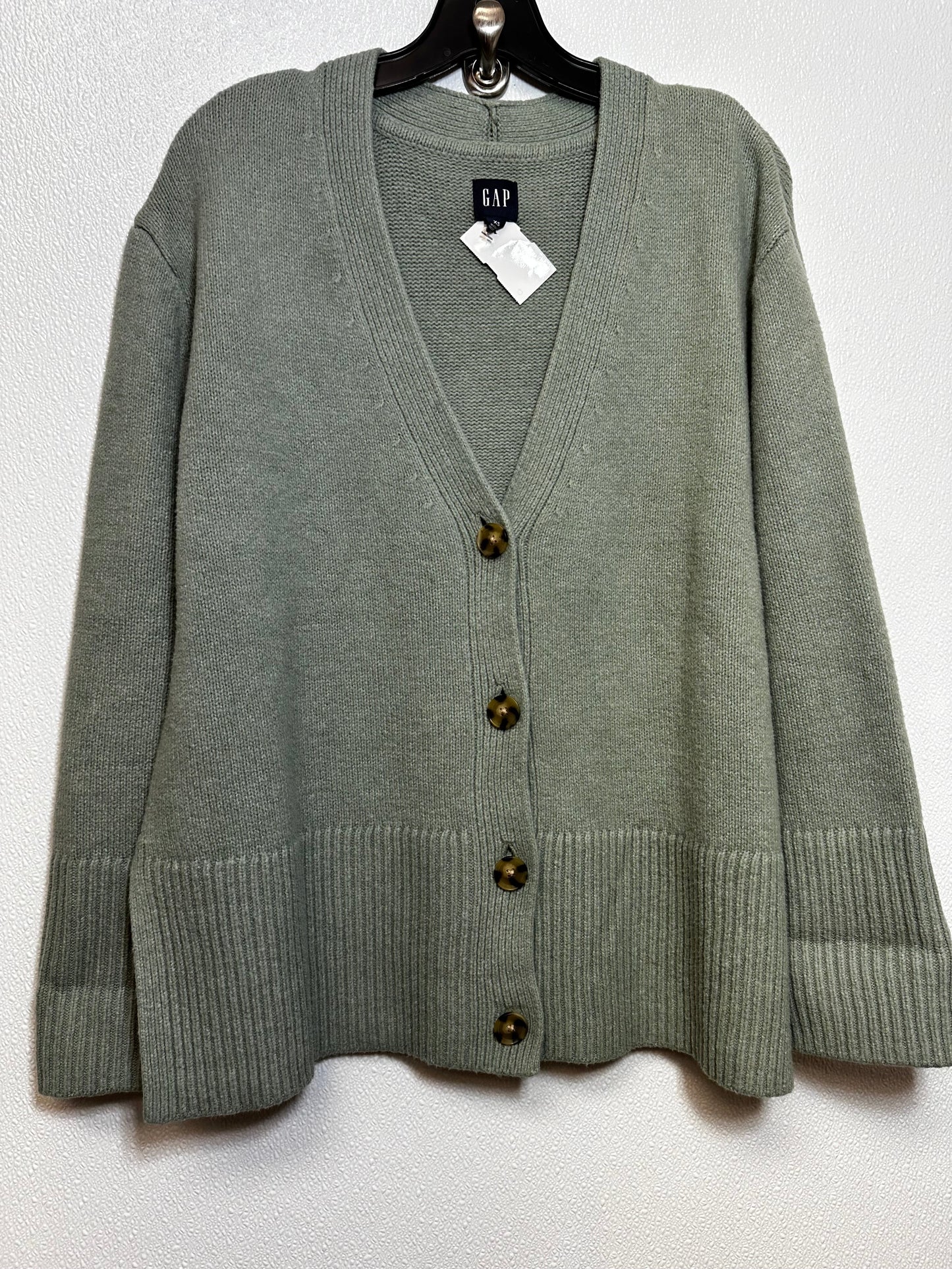 Cardigan By Gap O In Seafoam, Size: Xs