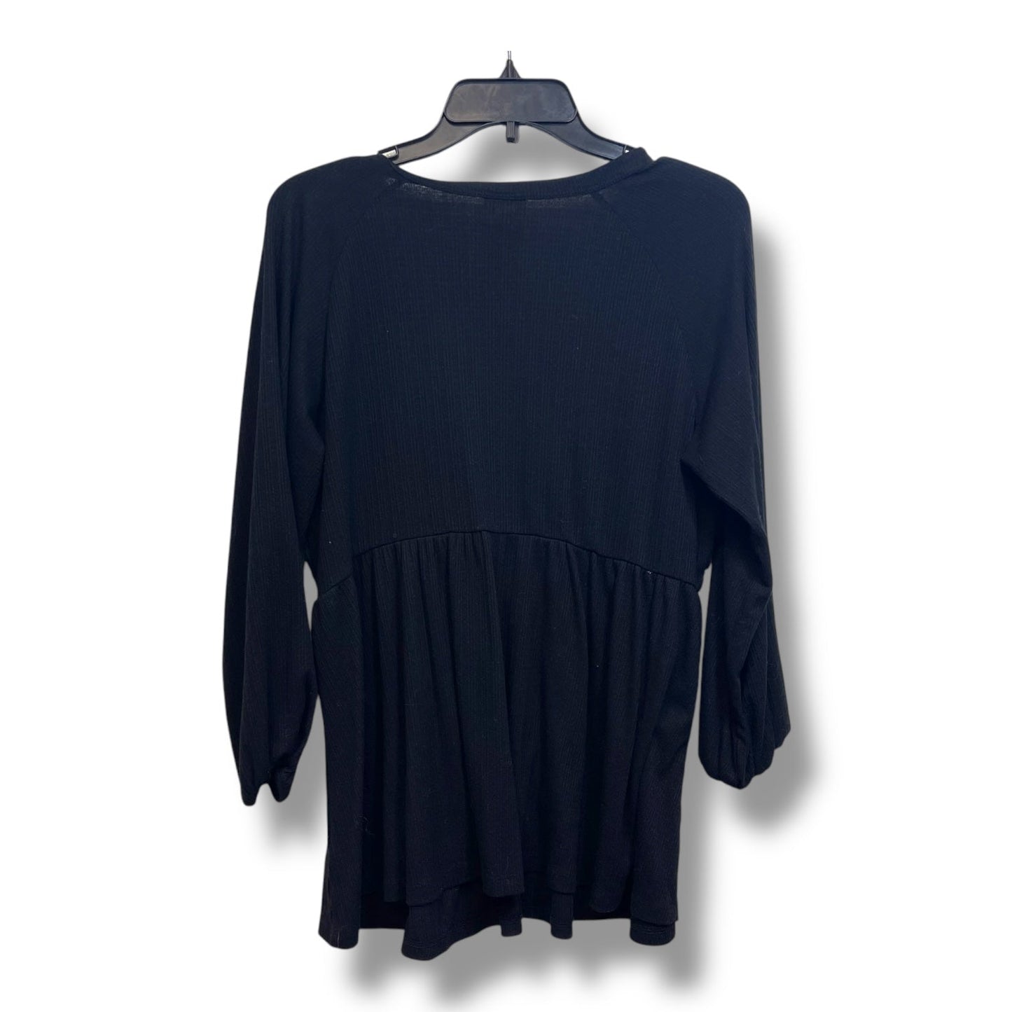 Top Long Sleeve By Torrid In Black, Size: L