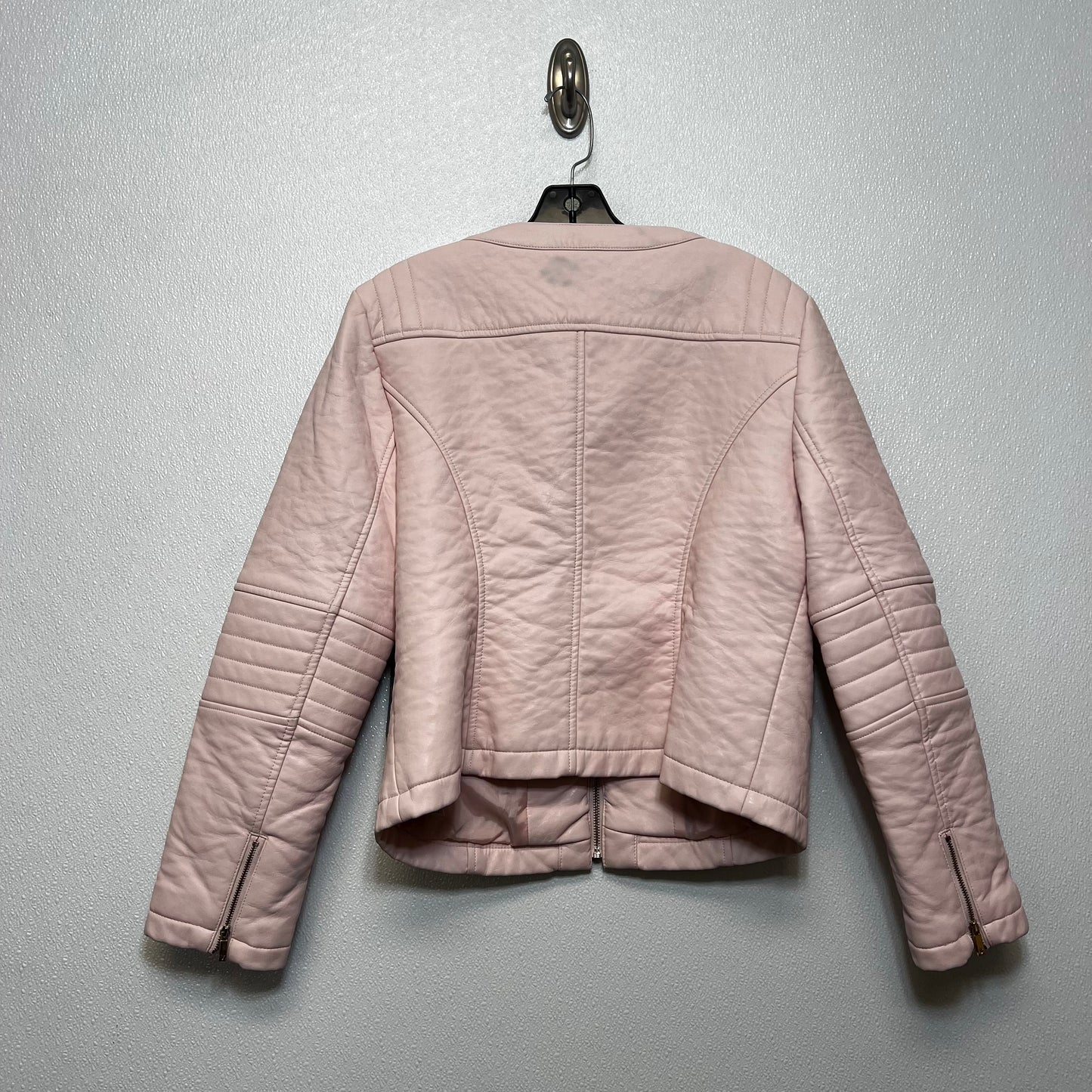 Jacket Moto By Vince Camuto In Pink, Size: L