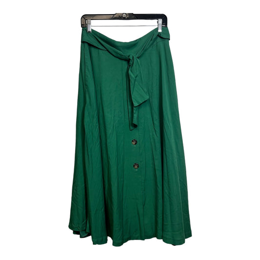 Skirt Midi By Ann Taylor O In Kelly Green, Size: 8