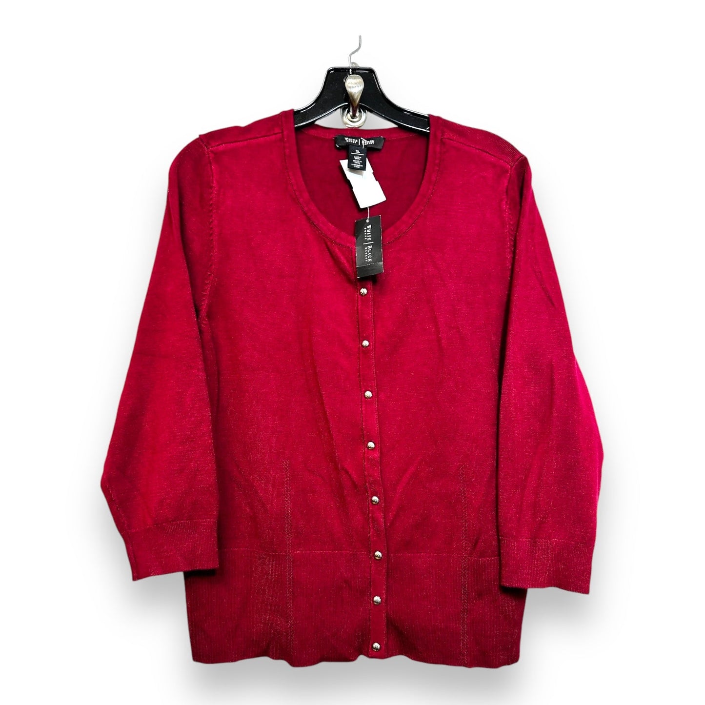 Cardigan By White House Black Market In Red, Size: Xl