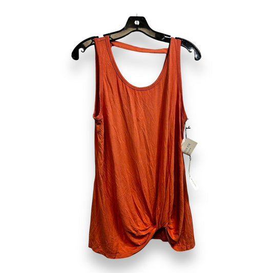 Top Sleeveless Basic By Clothes Mentor In Orange, Size: L