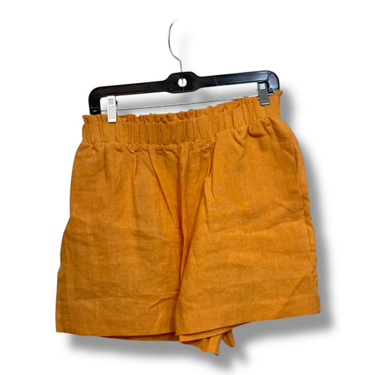 Linen Shorts By SOLAI In Orange, Size: L