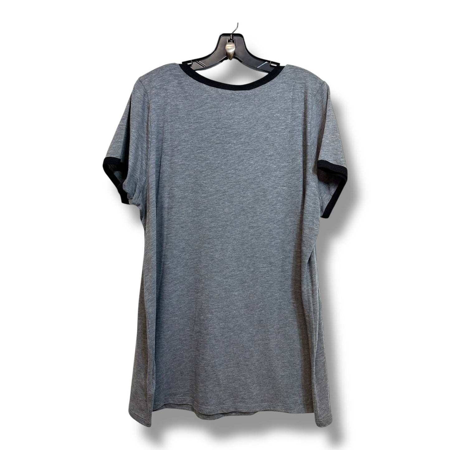 Top Short Sleeve Basic By Torrid In Grey, Size: 3x