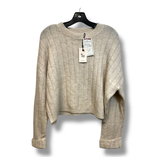 Sweater By Clothes Mentor In Tan, Size: M