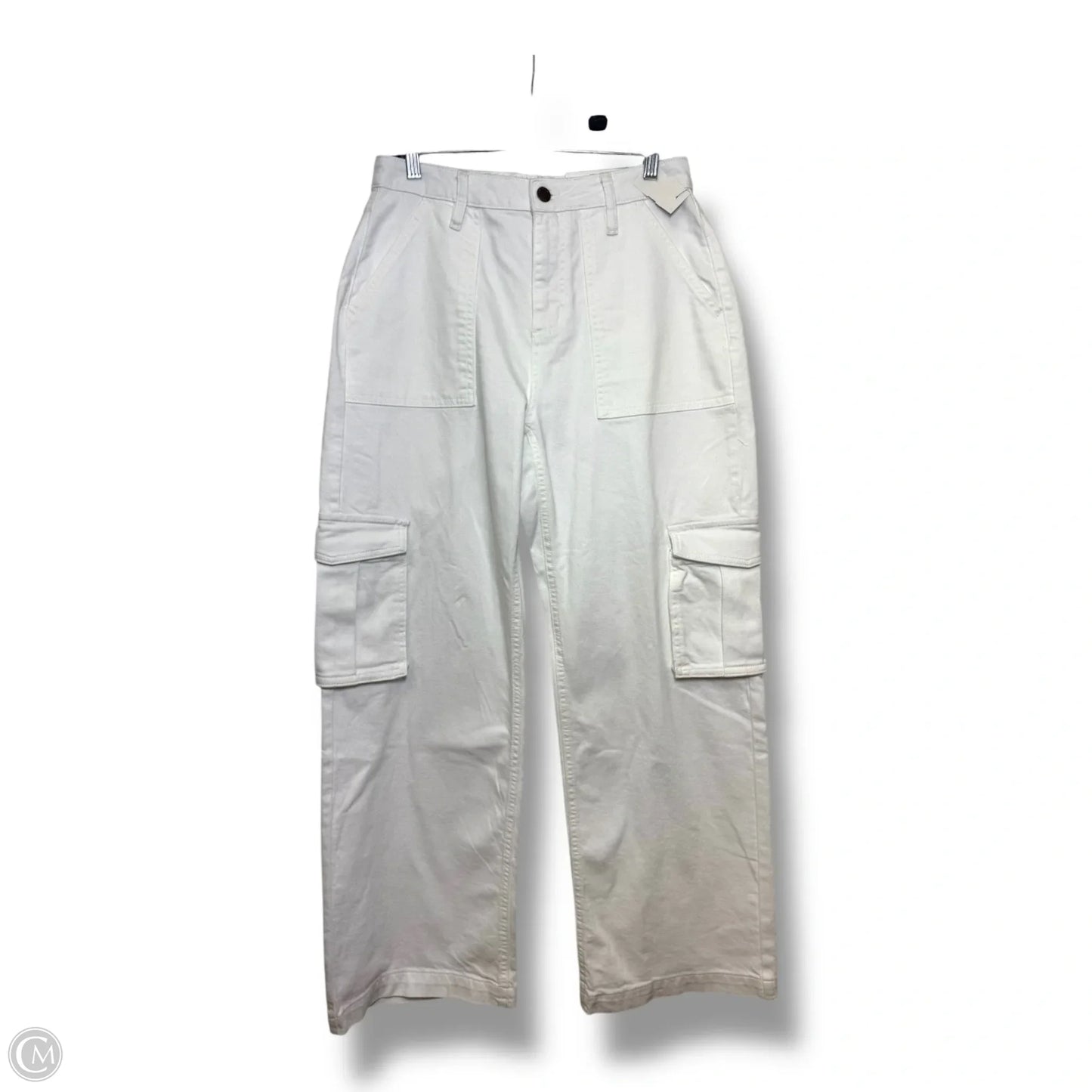 Jeans Cropped By Clothes Mentor In White, Size: 8