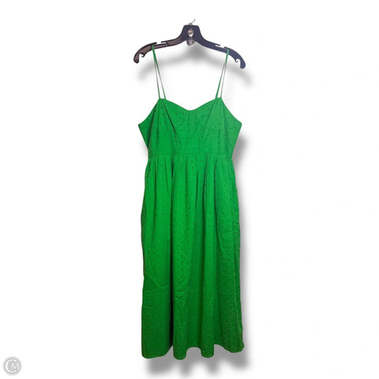 Dress Casual Midi By A New Day In Green, Size: M