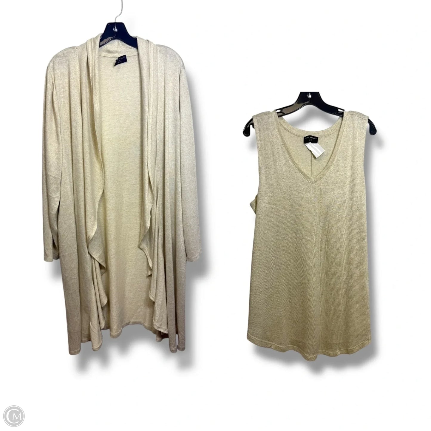 Cardigan By Lane Bryant In Gold, Size: 14