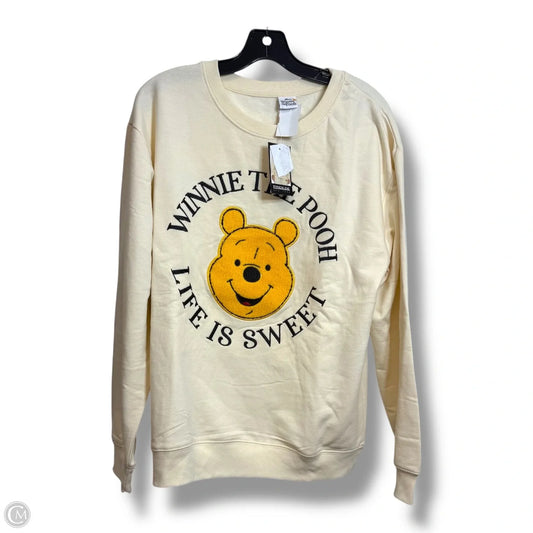 Top Long Sleeve By Disney Store In Yellow, Size: L