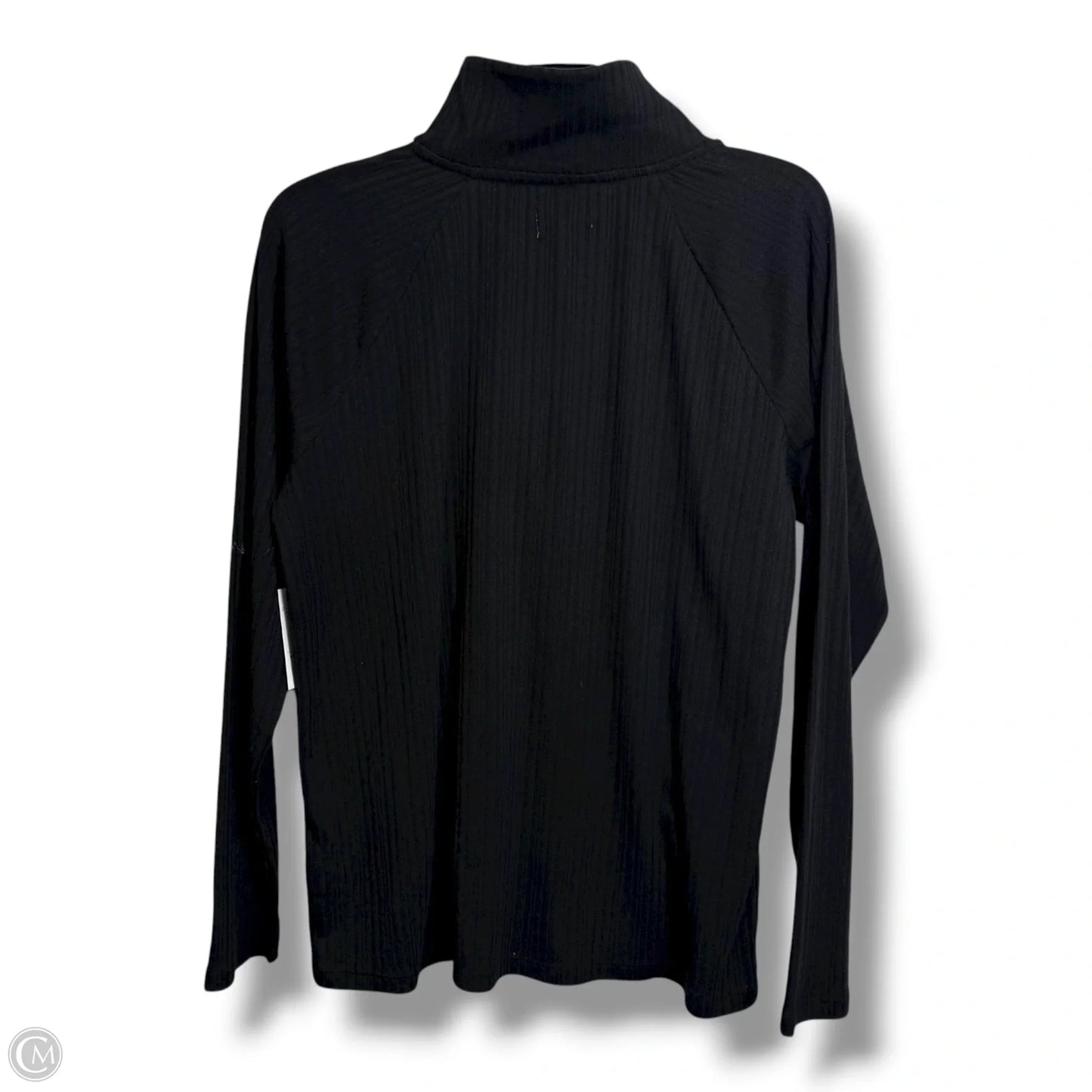 Top Long Sleeve By Croft And Barrow In Black, Size: Xl