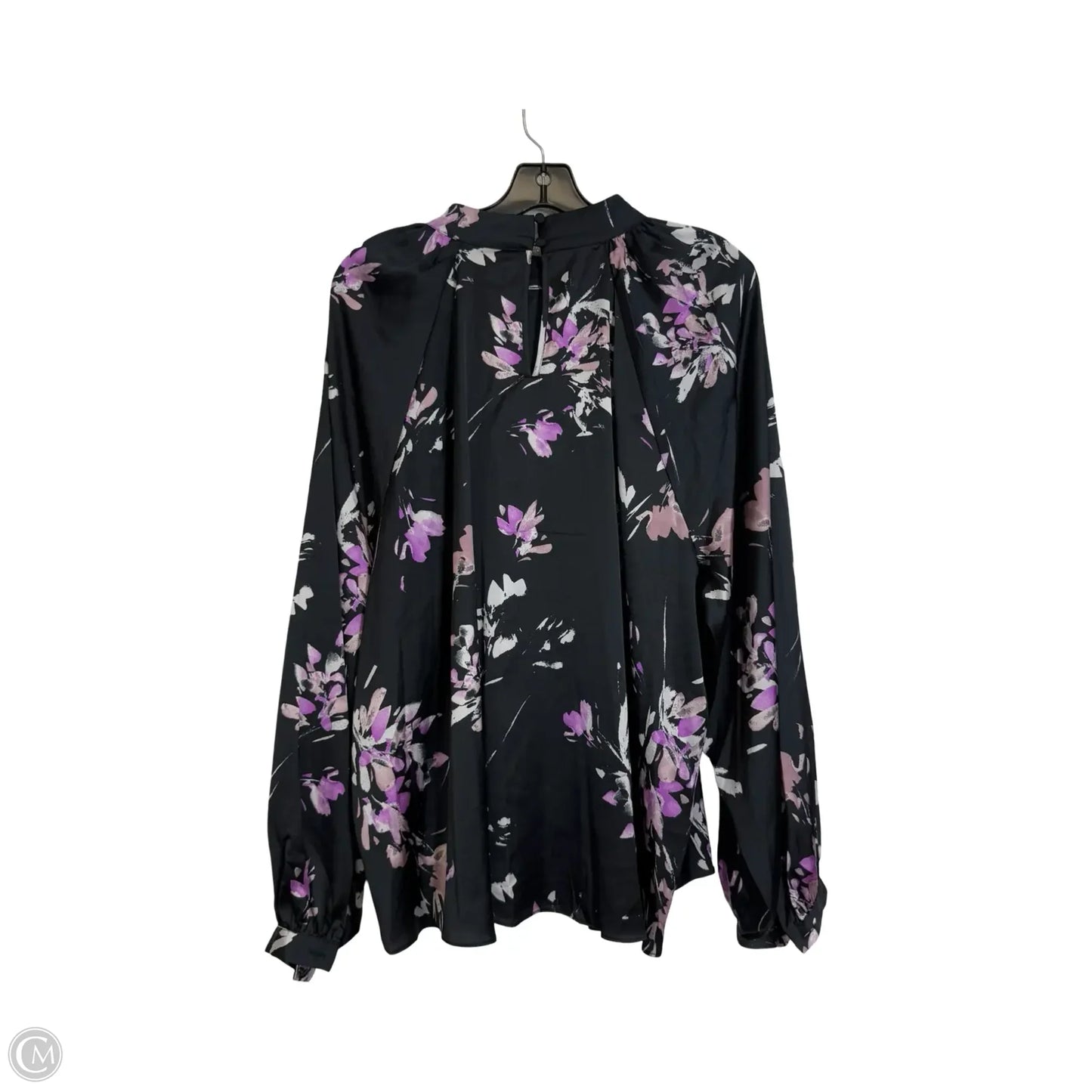 Top Long Sleeve By Worthington In Black, Size: 2x