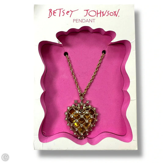 Necklace Pendant By Betsey Johnson