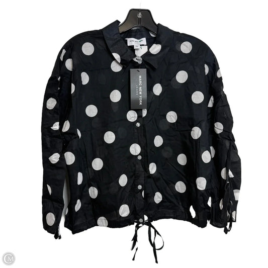 Top 3/4 Sleeve By Marc New York In Polkadot Pattern, Size: L