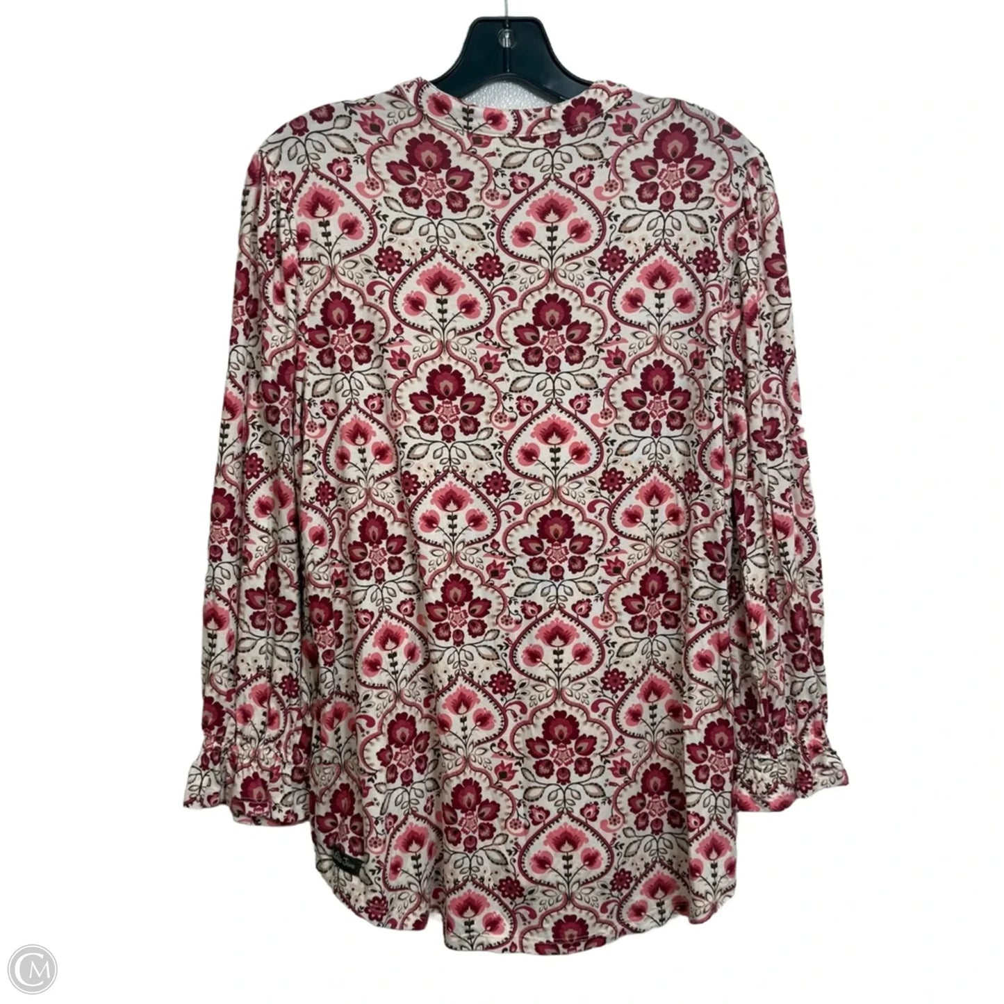 Top Long Sleeve By Matilda Jane In Floral Print, Size: M