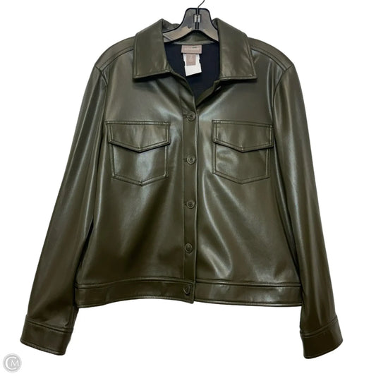 Jacket Other By Chicos In Green, Size: L