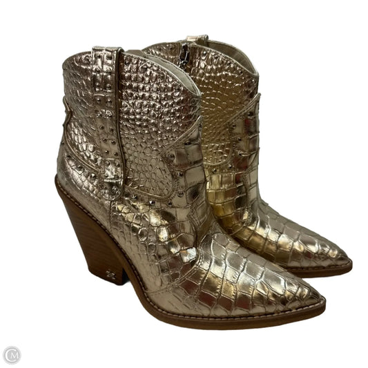 Boots Western By Sam Edelman In Gold, Size: 8