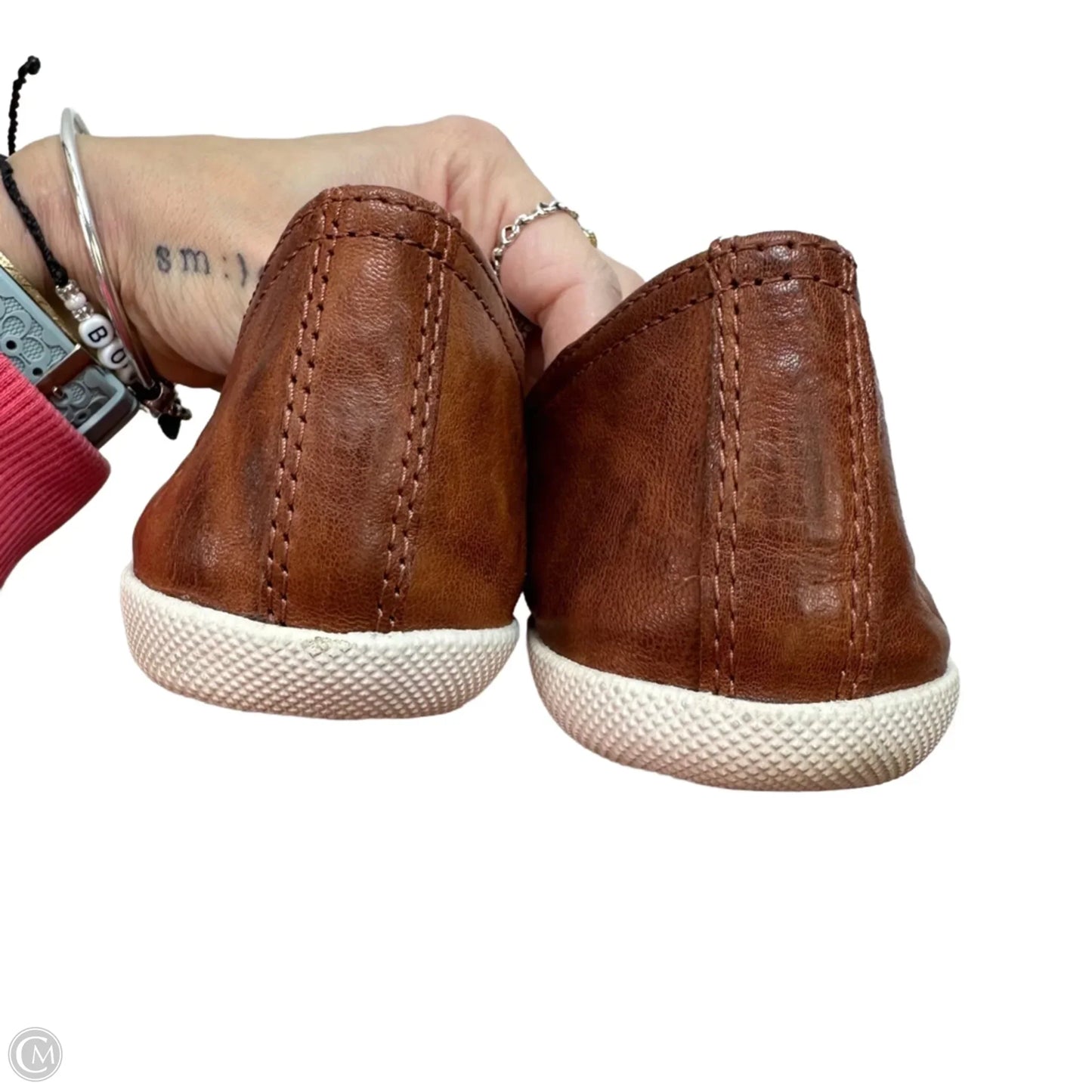 Shoes Designer By Frye In Brown, Size: 8.5