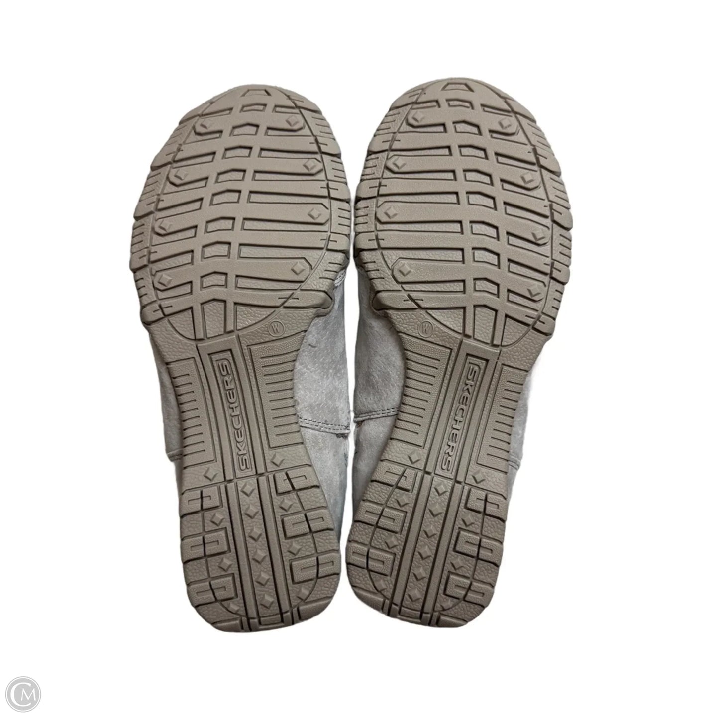 Boots Ankle Flats By Skechers In Grey, Size: 6.5