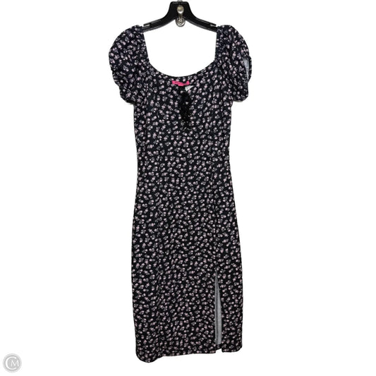Dress Casual Midi By Betsey Johnson In Floral Print, Size: M