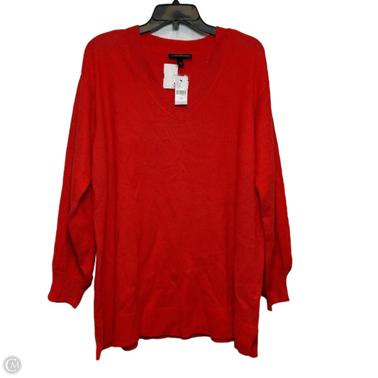 Sweater By Lane Bryant In Orange, Size: 18/20