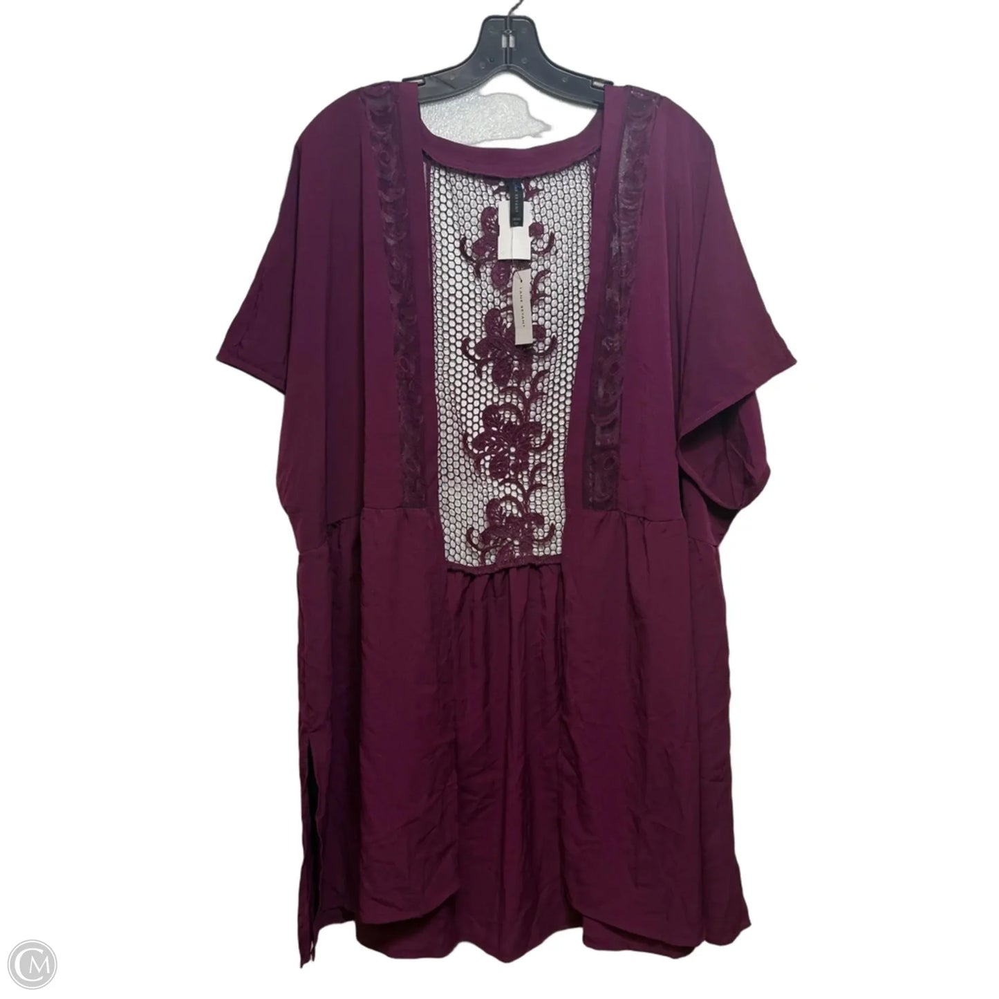 Cardigan By Lane Bryant In Purple, Size: 18/20