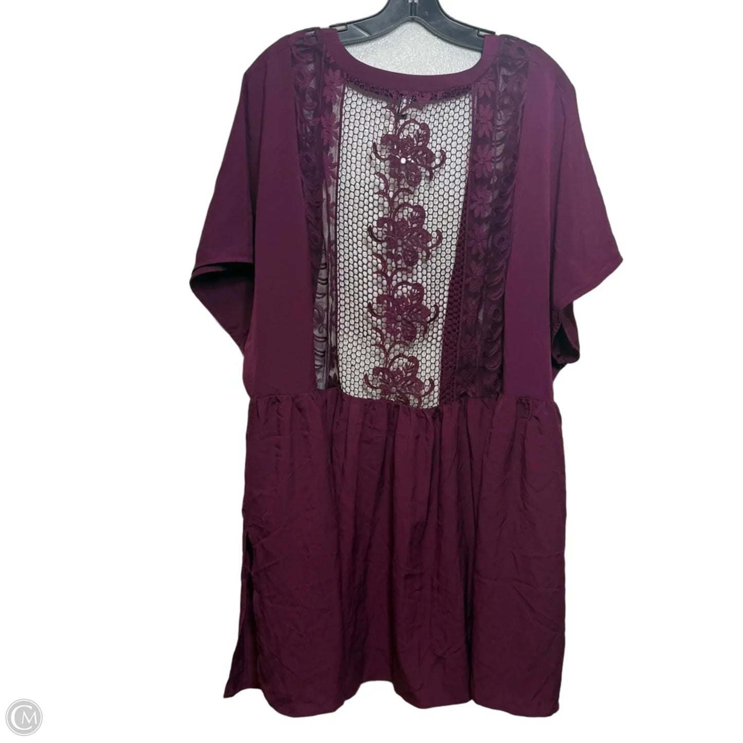 Cardigan By Lane Bryant In Purple, Size: 18/20