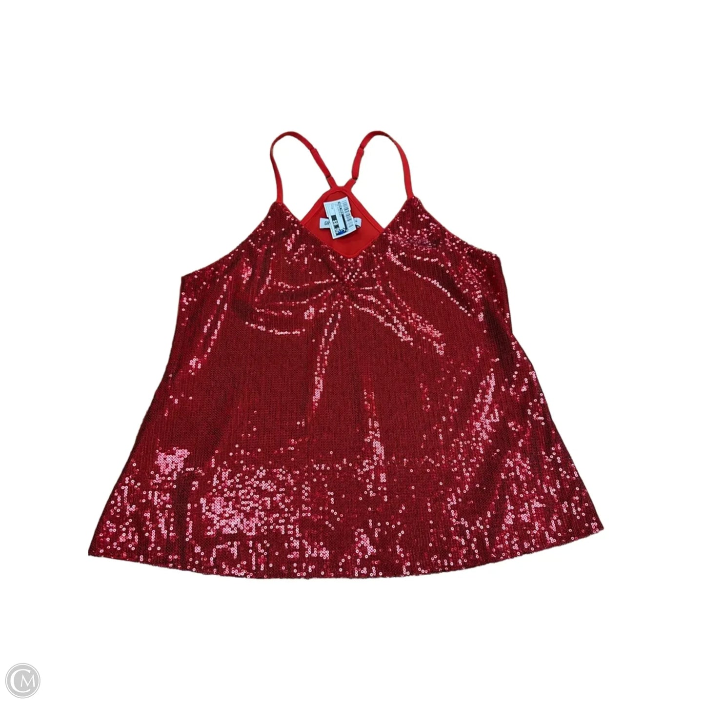 Top Sleeveless By Grace Karin In Red, Size: M