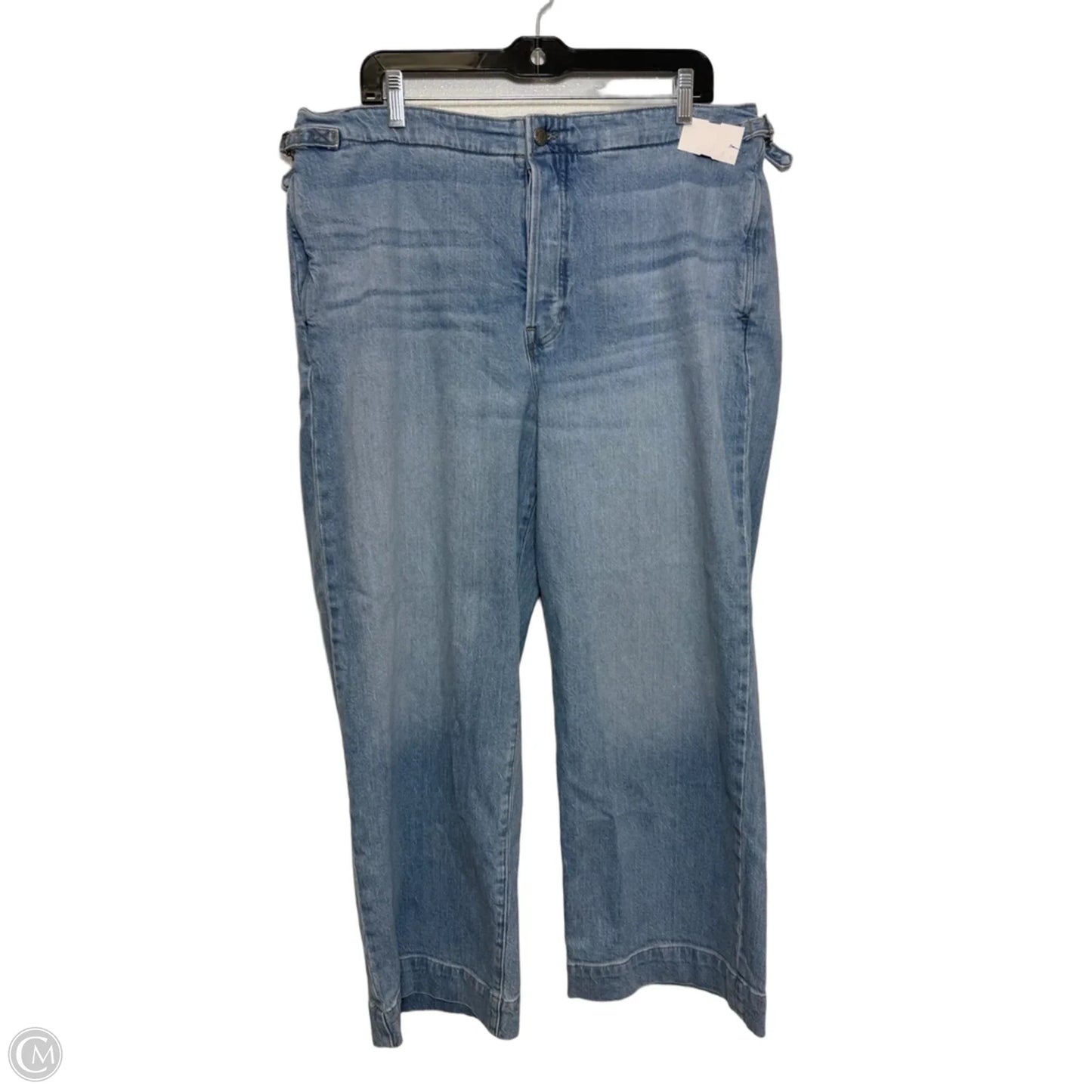 Jeans Wide Leg By Point Sur In Blue Denim, Size: 12