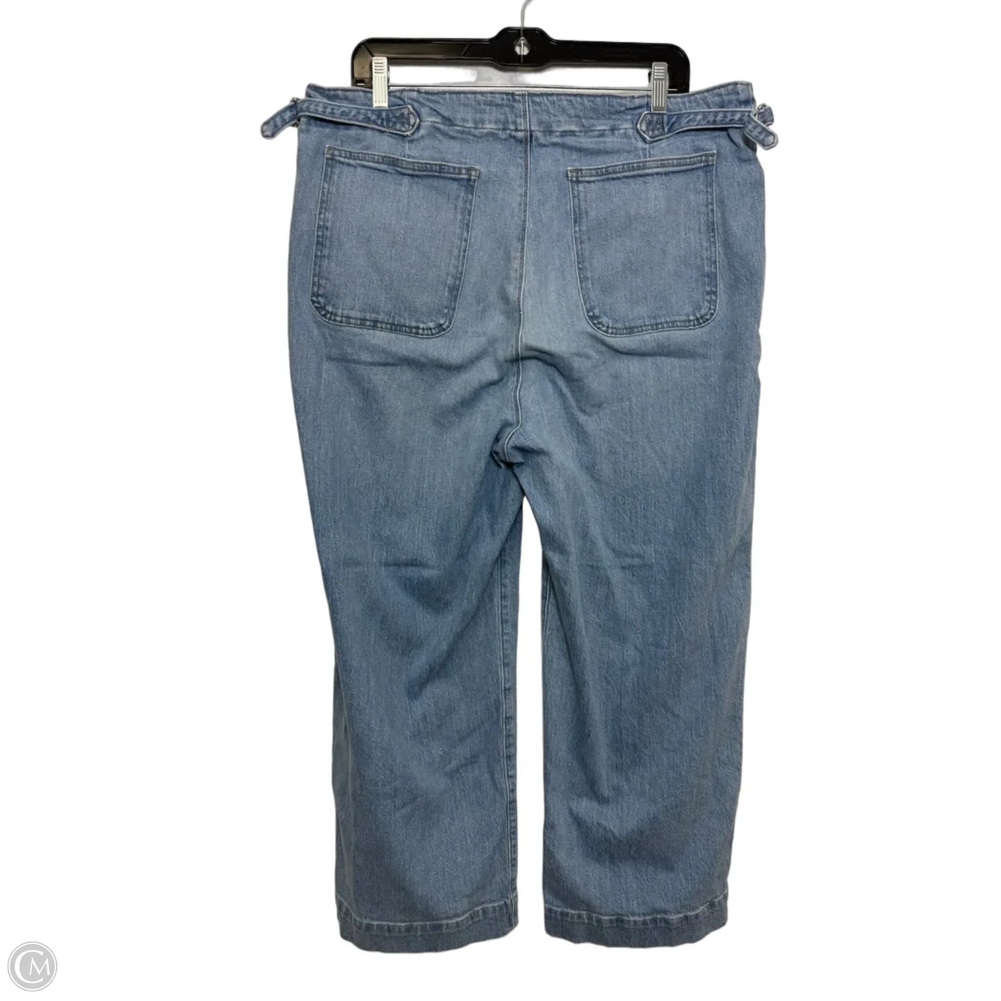 Jeans Wide Leg By Point Sur In Blue Denim, Size: 12