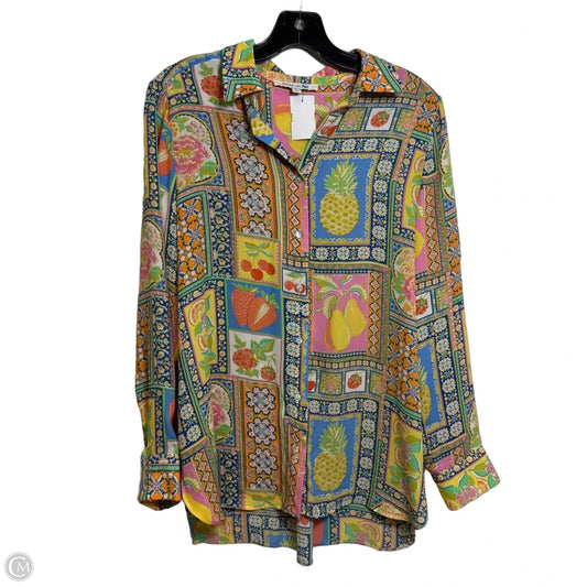 Top Long Sleeve By Rose And Olive In Multi-colored, Size: S