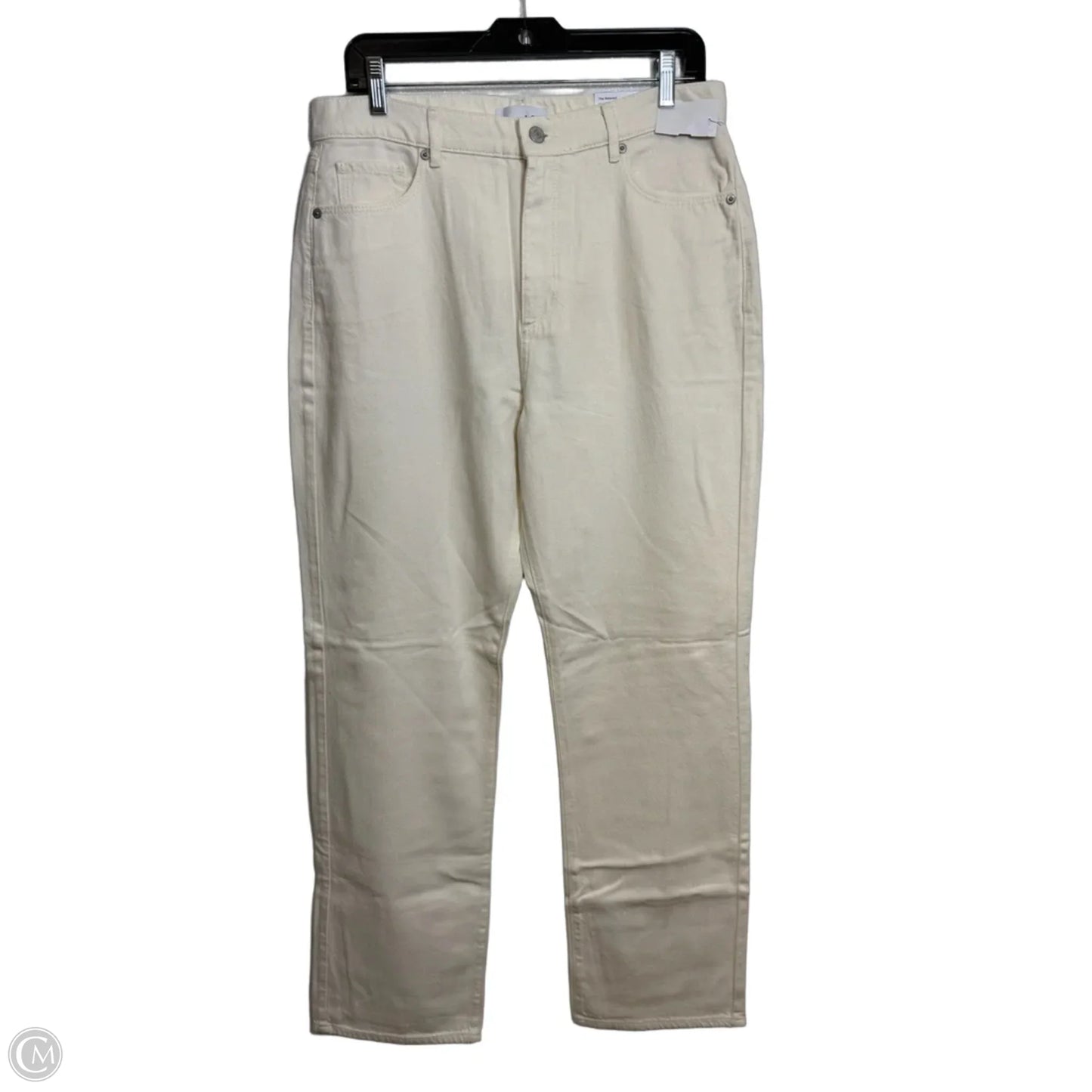 Jeans Wide Leg By Loft In Cream, Size: 8