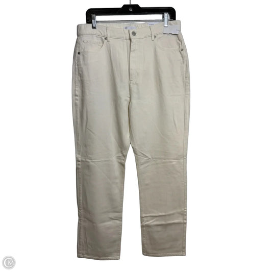 Jeans Wide Leg By Loft In Cream, Size: 8