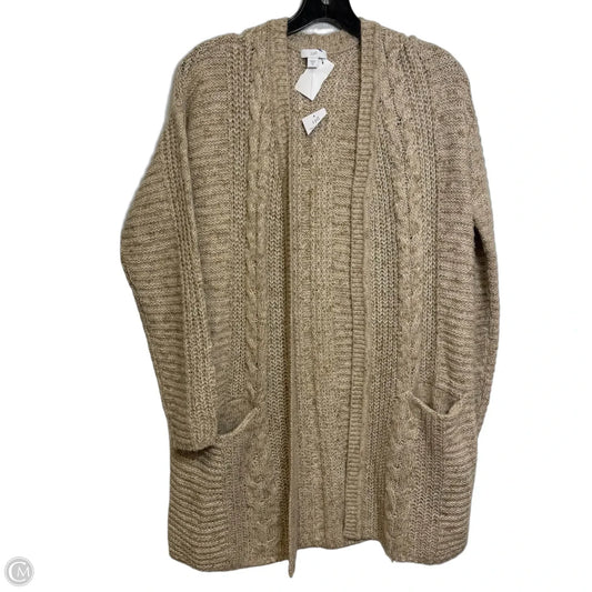 Cardigan By J. Jill In Tan, Size: Xs