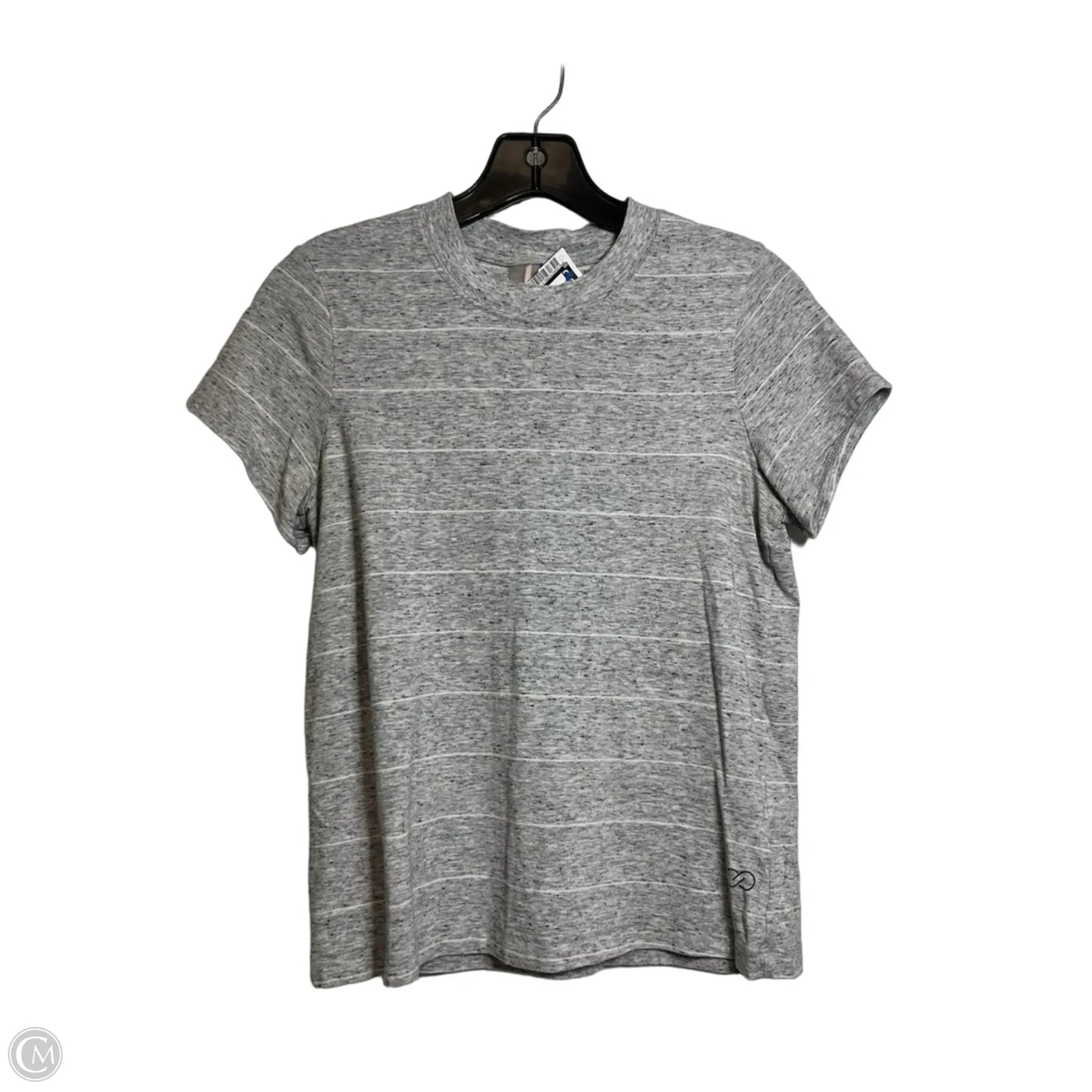 Athletic Top Short Sleeve By Calia In Striped Pattern, Size: S