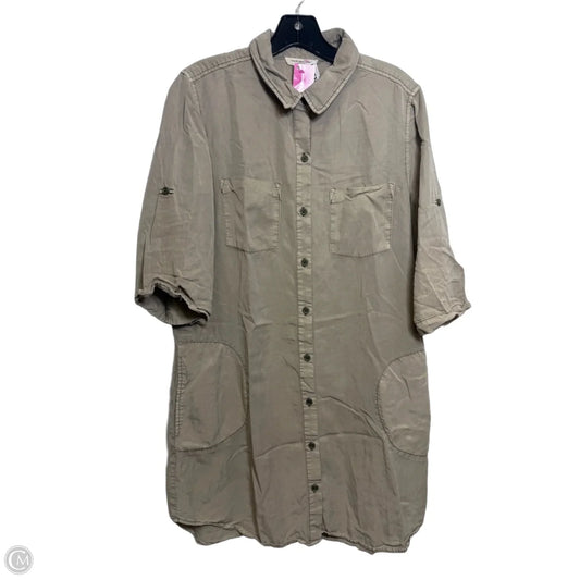 Dress Casual Short By Beachlunchlounge In Tan, Size: S