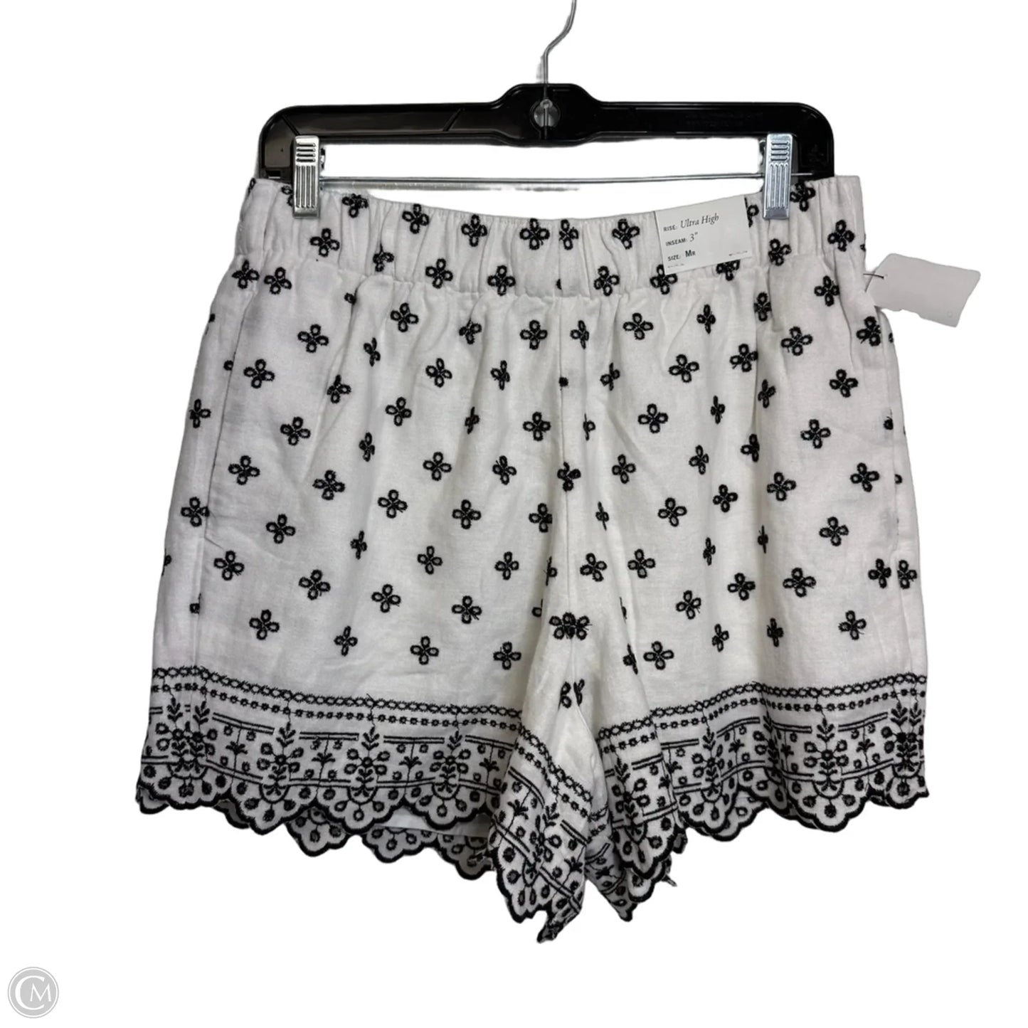 Shorts By Abercrombie And Fitch In Black & White, Size: M