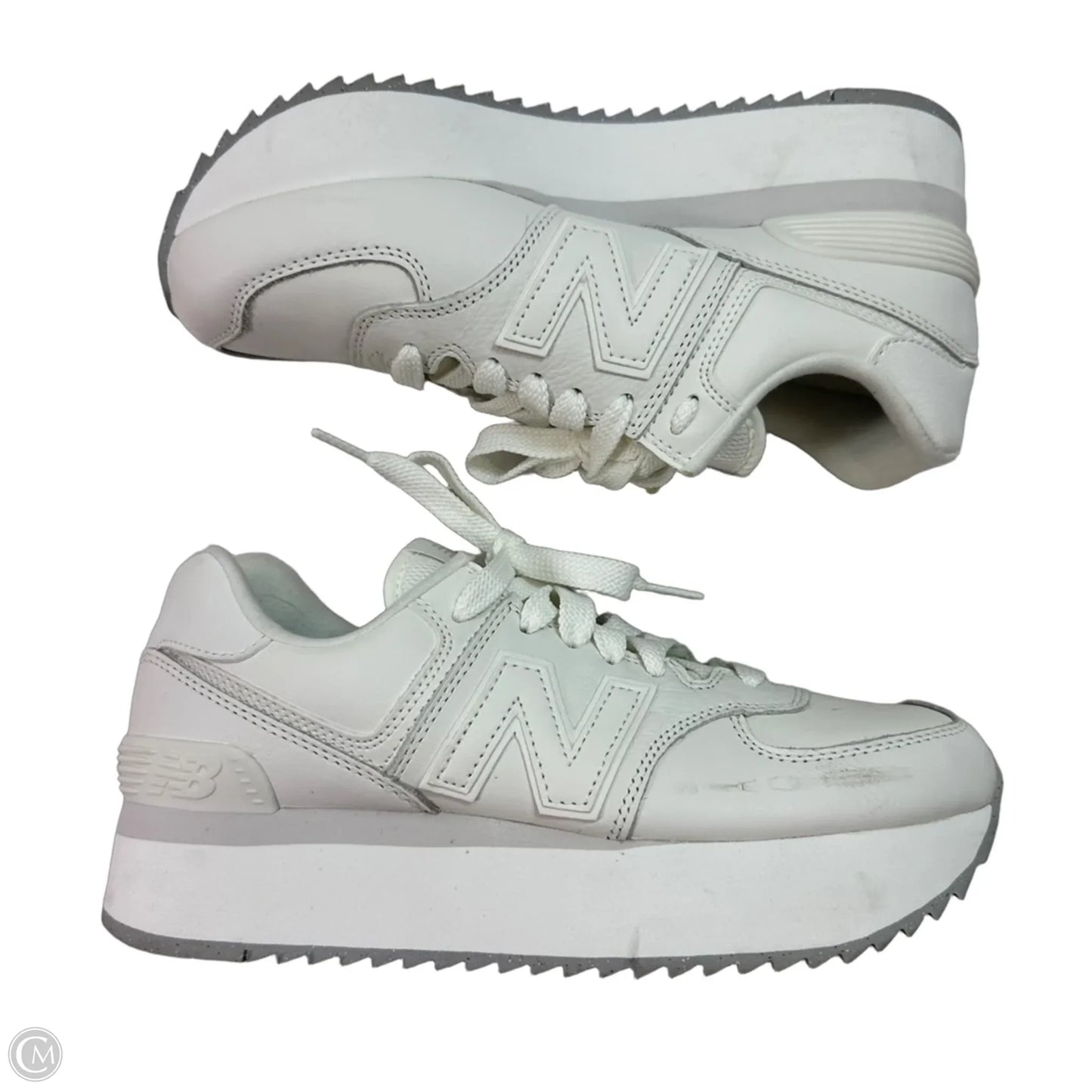 Shoes Sneakers By New Balance In White, Size: 8.5
