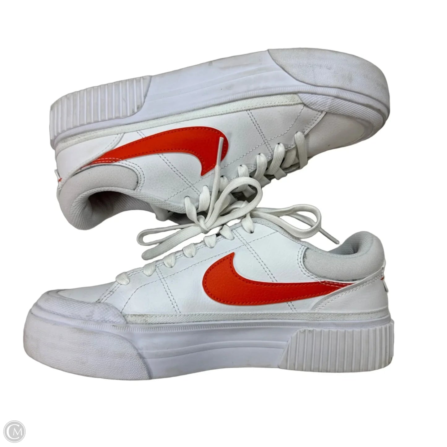 Shoes Athletic By Nike In Orange & White, Size: 8