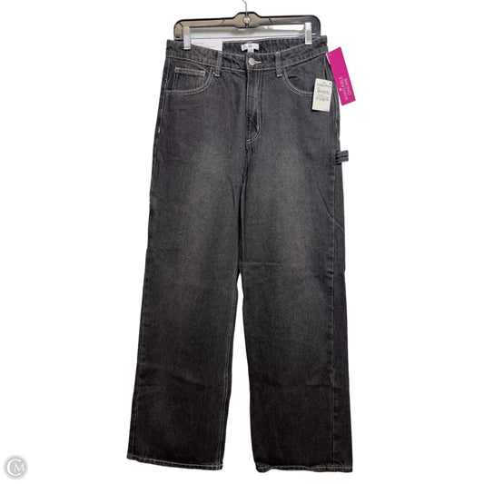 Jeans Wide Leg By Bp In Black, Size: 8