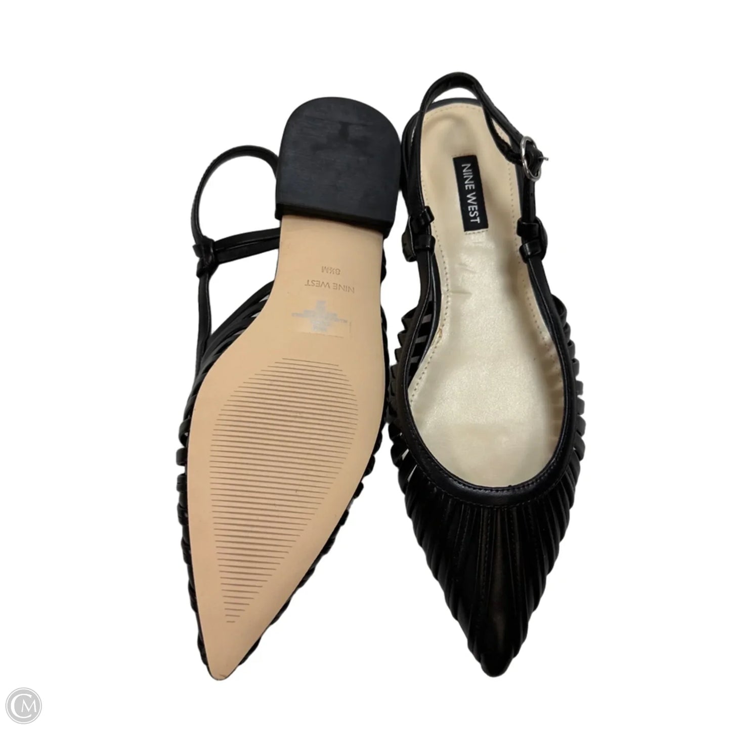 Shoes Flats By Nine West In Black, Size: 8.5