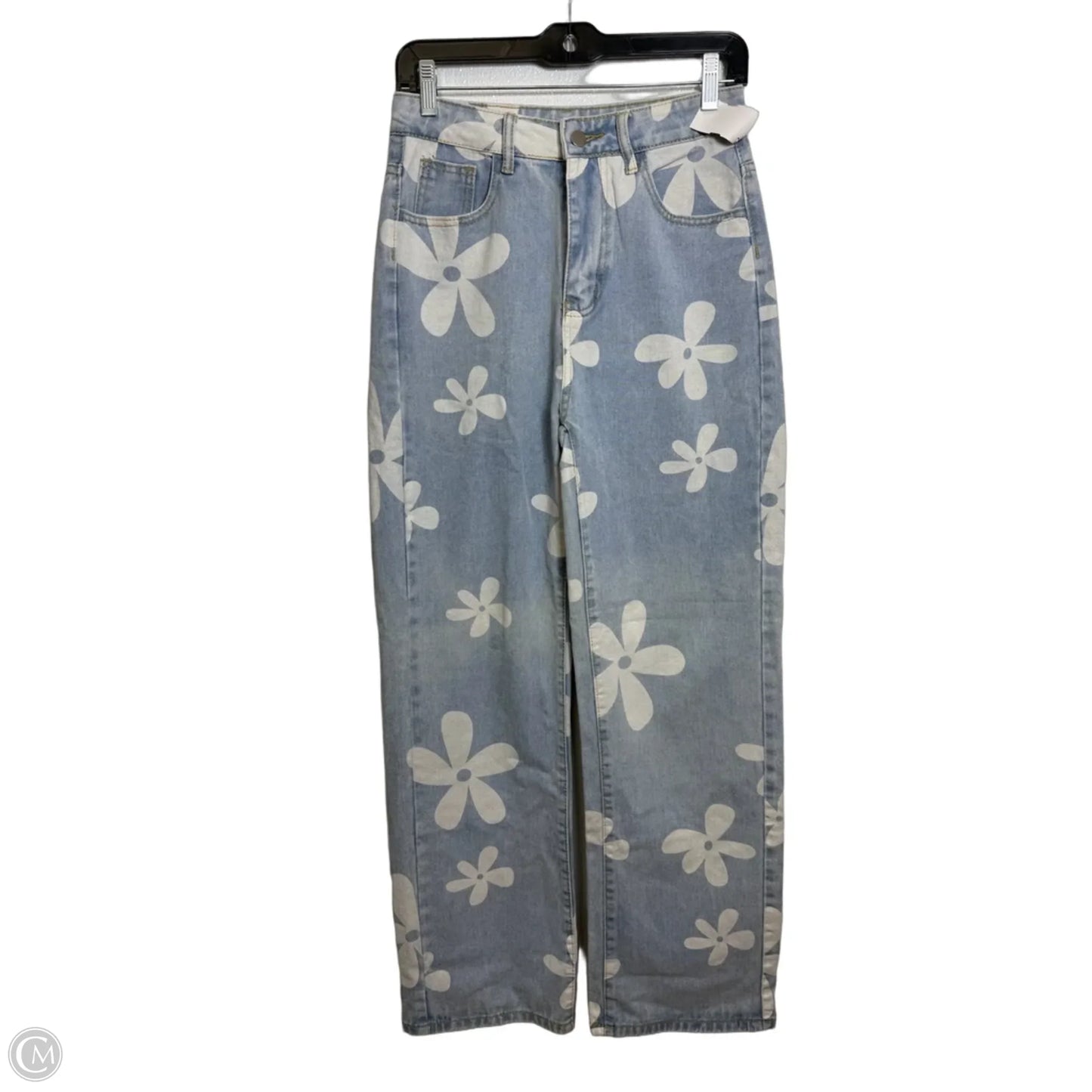 Jeans Wide Leg By Clothes Mentor In Floral Print, Size: 6
