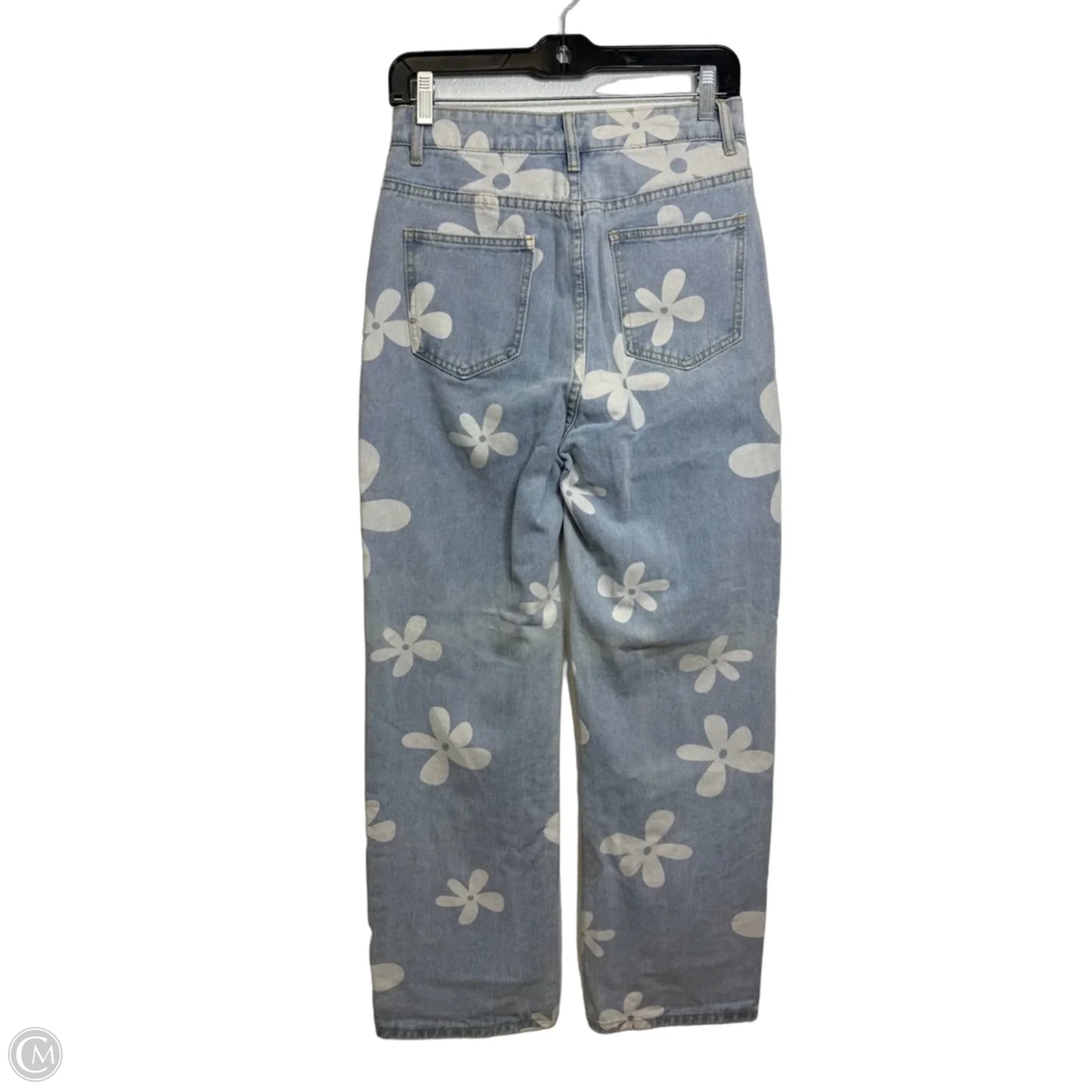 Jeans Wide Leg By Clothes Mentor In Floral Print, Size: 6