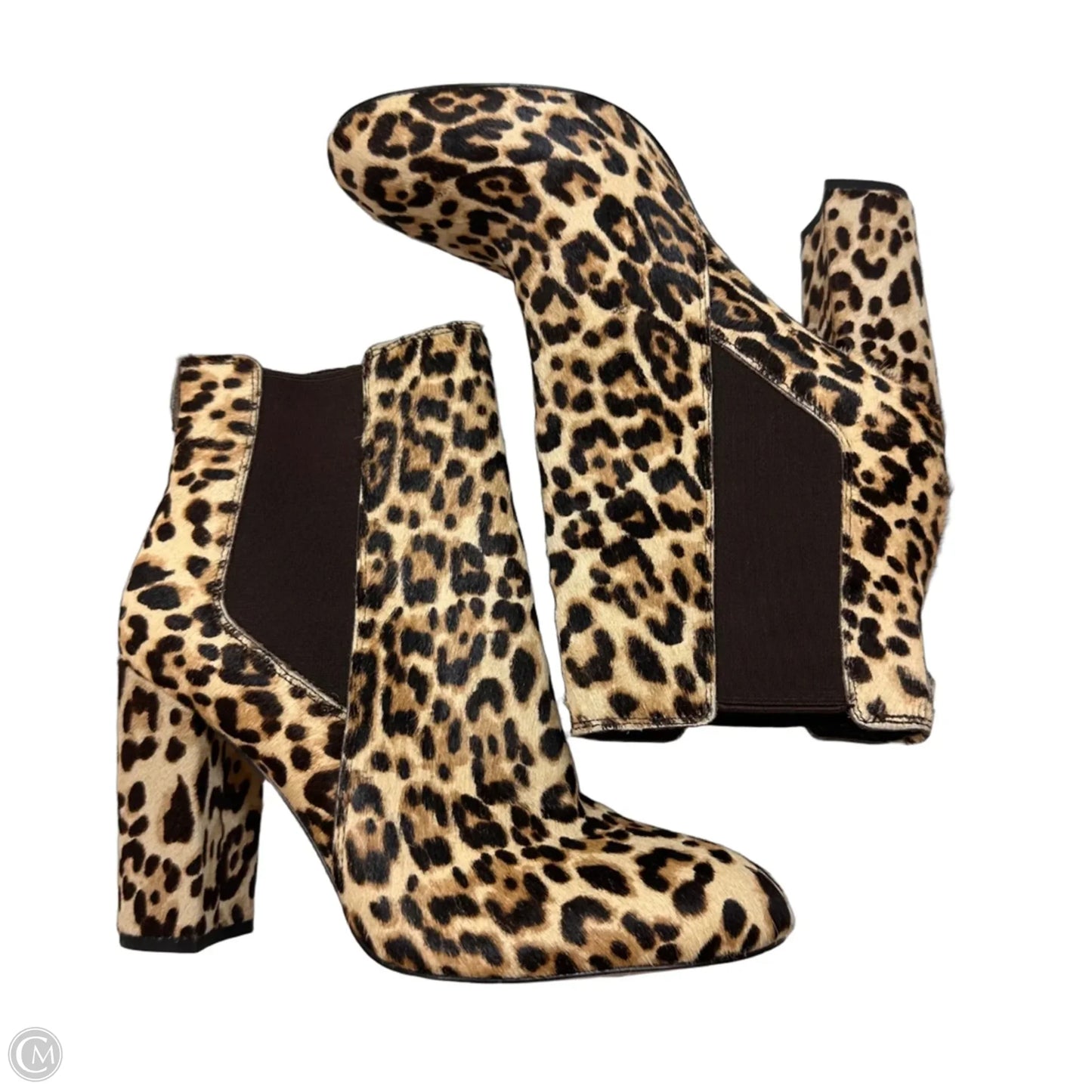 Boots Ankle Heels By Sam Edelman In Leopard Print, Size: 9