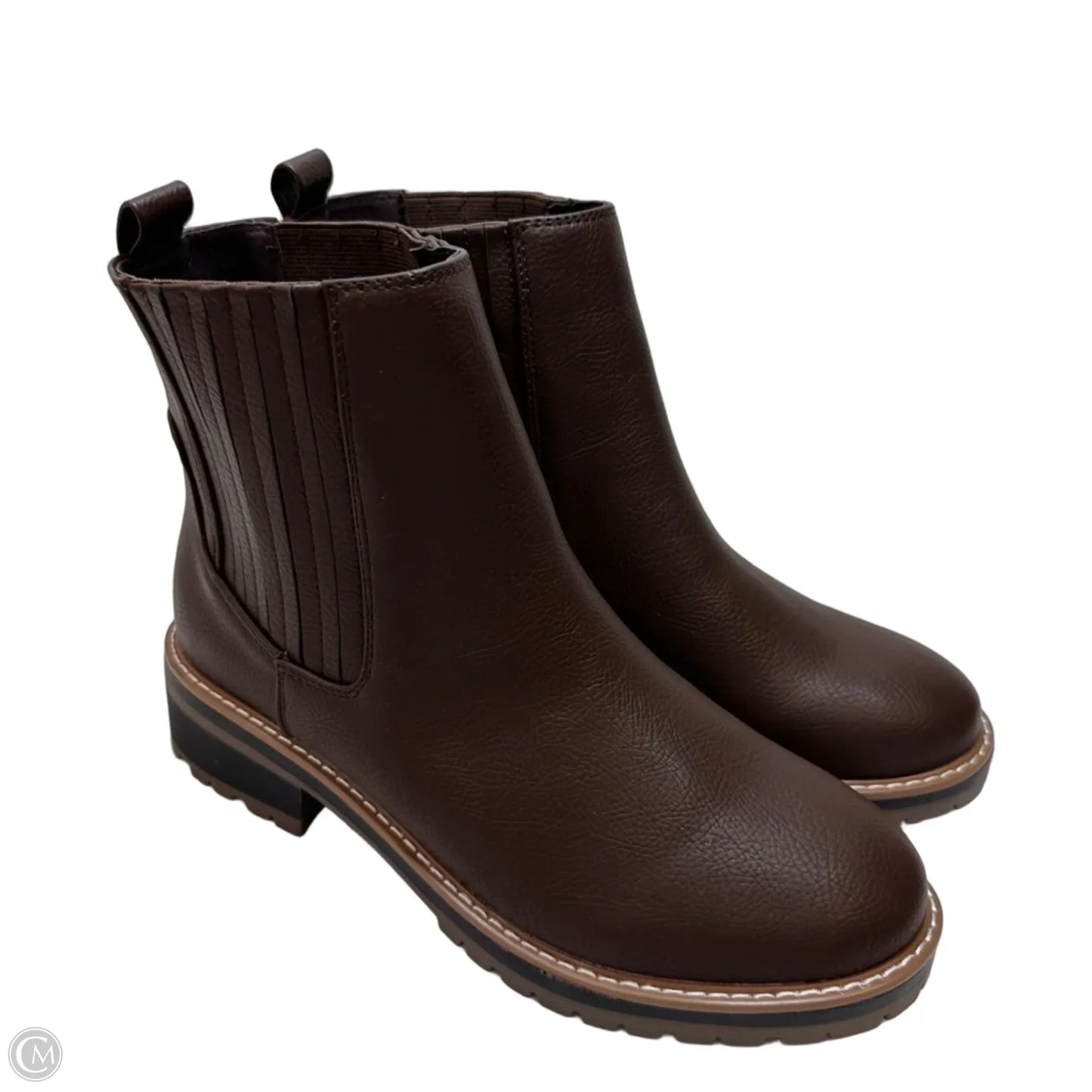 Boots Ankle Flats By Kensie In Brown, Size: 9