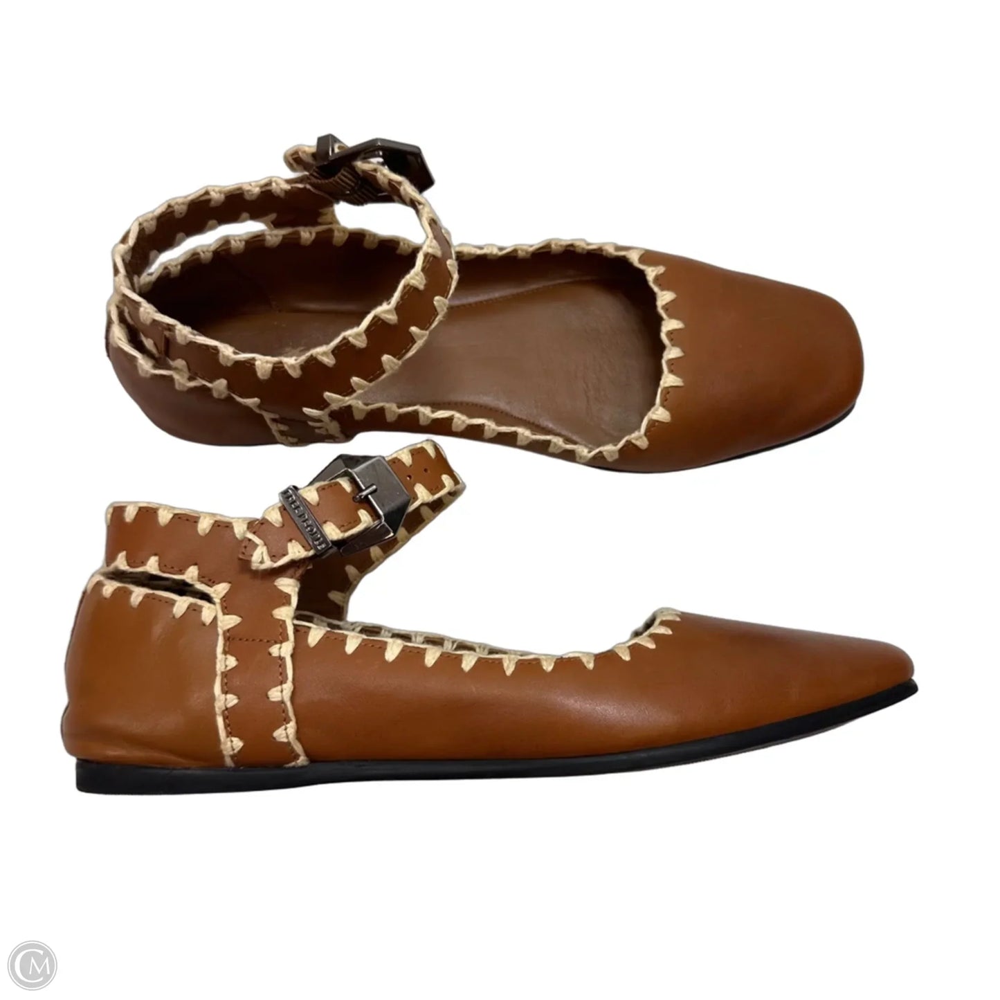 Shoes Flats By Free People In Brown, Size: 9.5