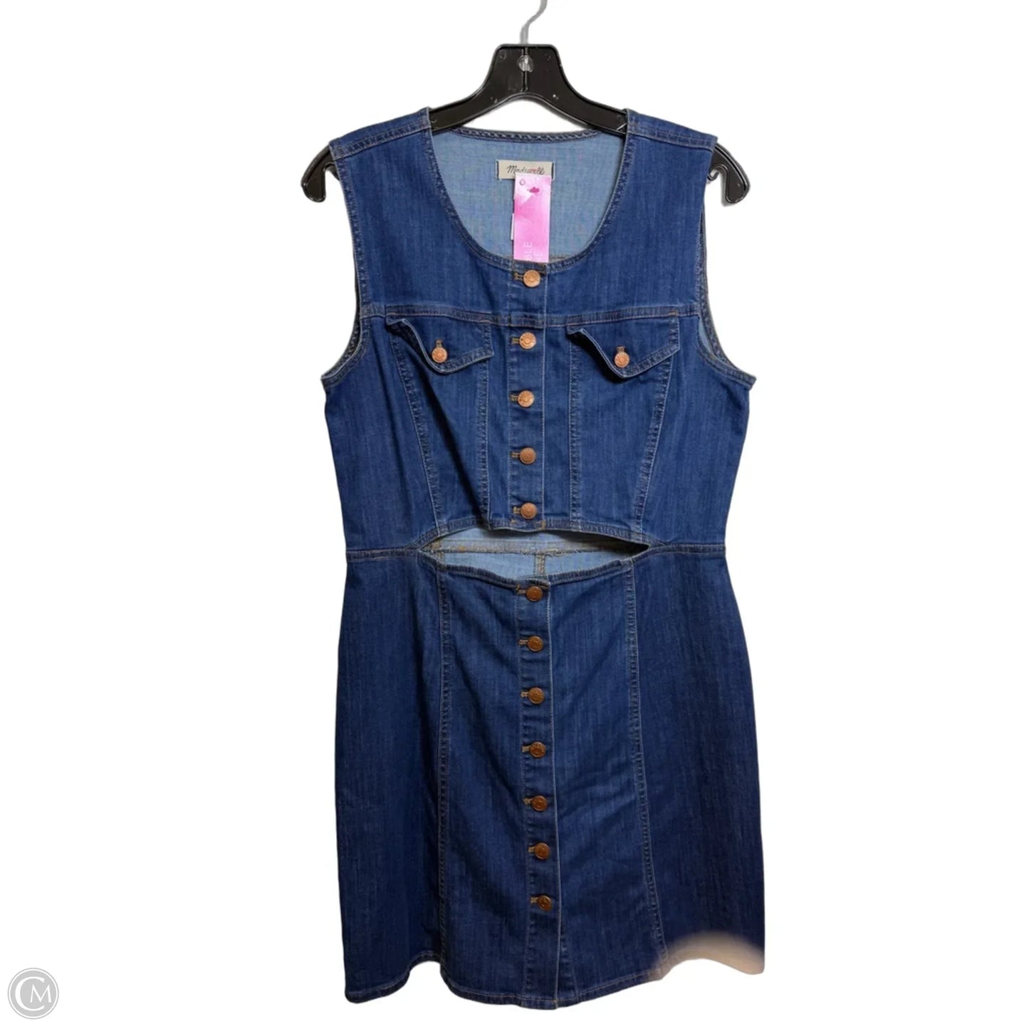 Dress Casual Short By Madewell In Blue Denim, Size: 14